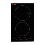 Amocart 2 Burners Electric Induction Cooktop Stove Hob Built-in Burner Cooker Sensor Touch Control Magnetic Cooker Hot Plate