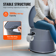 Bild in Galerie-Viewer laden, Amocart Portable Toilet for Camping Porta Potty with 1.3G Detachable Inner Bucket Travel Toilet for Outdoor Camping Travel
