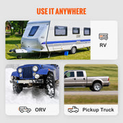 Load image into Gallery viewer, SucceBuy 5500 lbs Tow Bar with Chains Powder-Coating Bumper-Mounted Towing Coupler Fits 2in Ball Hitch for RV Car Trailer Truck
