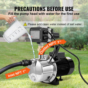 Load image into Gallery viewer, Amocart Shallow Well Pump Portable Sprinkler Booster Jet Pumps, Automatic Controller for Garden Lawn Irrigation Water Transfer
