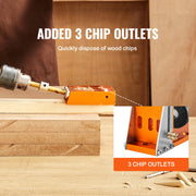 Load image into Gallery viewer, SucceBuy 30 Pcs Pocket Hole Jig Kit Adjustable &amp; Easy to Use Pocket Hole Jig System with Step Drills Wrenches Drill Stop Rings
