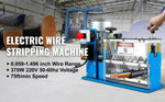 SucceBuy Electric Wire Stripping Machine Cable Stripper 1.5-38mm 11 Channels Acrylic+Aluminum W/Blade for Scrap Copper Recycling