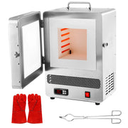 Load image into Gallery viewer, SucceBuy Tabletop Kiln Melter 2192℉ Max Temperature Stainless Steel Gold Melting Furnace for Metal Tempering Glazing on Pottery - AMOCART
