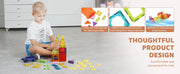 Charger l'image dans la visionneuse de galerie, Amocart 55pcs Magnetic Building Blocks Construction Set Magnet Tiles Children Montessori Educational Game Toys for Kids Gifts
