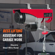 Load image into Gallery viewer, SucceBuy 200-800kg Electric Hoist with Wired/Wireless Remote Control Lifting Crane Cable Hoist Winch for Boat Garage Elevator
