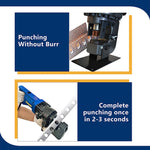 Portable Electric Angle Steel Channel Steel Punching Machine 1200W 50mm Hole Puncher MHP20 Iron / Steel Cutting Punching Machine