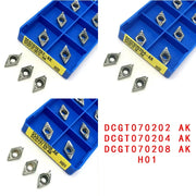 Load image into Gallery viewer, DCMT070204 DCMT11T304 VP15TF UE6020 Carbide Insert Internal Turning Tool High Quality CNC Turning Insert Cutting Lathe Tools
