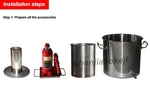22L 36L Hydraulic Fruit Squeezer Stainless Steel Manual Juicer Small Honey Grape Blueberry Mulberry Presser Juicer