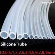 Load image into Gallery viewer, 1/5 Meters Food Grade Clear Transparent Silicone Rubber Hose ID 0.51 2 3 4 5 6 7 8 9 10 12mm O.D Flexible Nontoxic Silicone Tube

