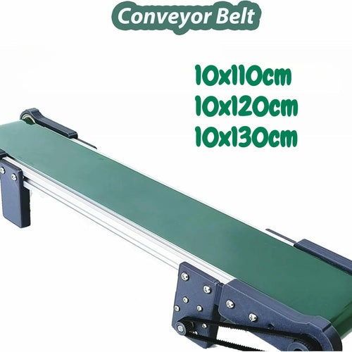 10x110cm/10x120cm/10x130cm Electric Desktop Conveyor Belt Elevator Model Friction Experiment Equipment 0-116RPM Speed Adjustable