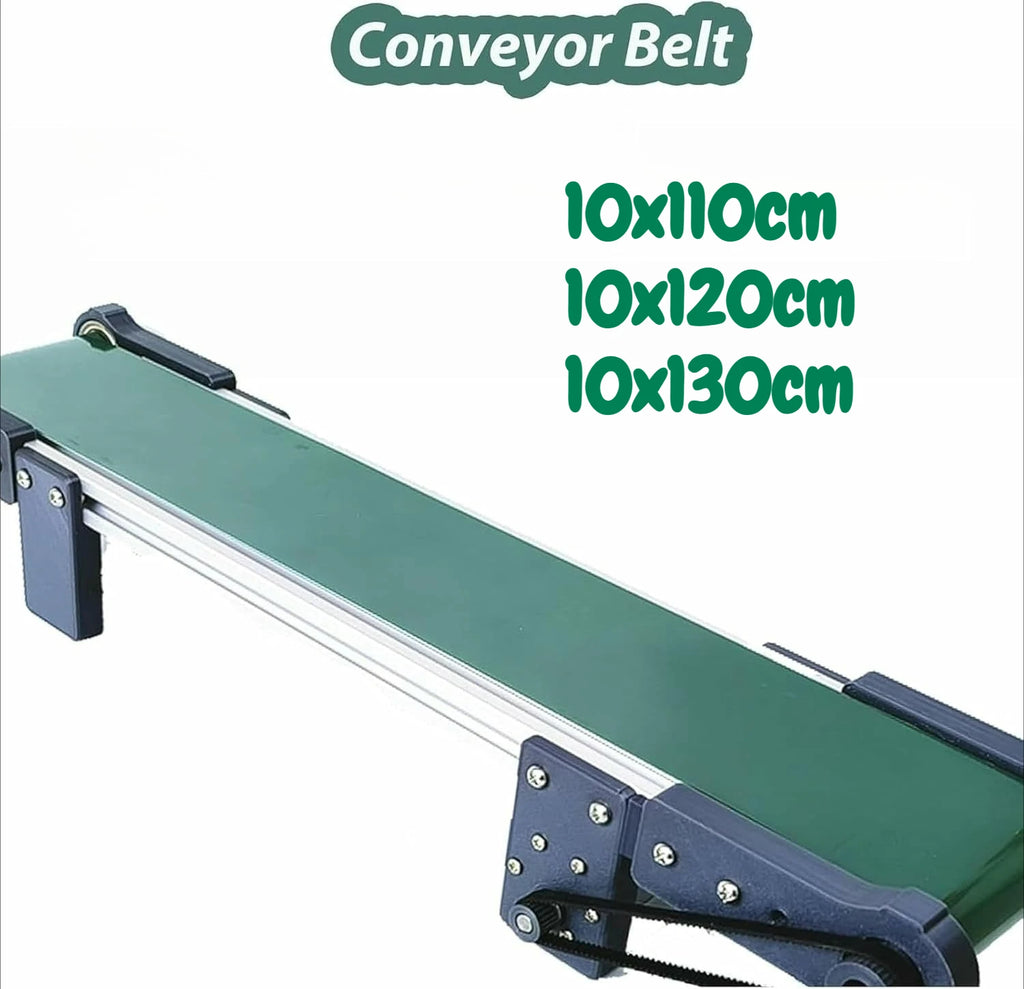 10x110cm/10x120cm/10x130cm Electric Desktop Conveyor Belt Elevator Model Friction Experiment Equipment 0-116RPM Speed Adjustable