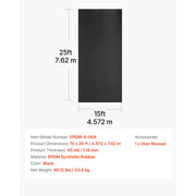 Load image into Gallery viewer, Amocart Roll Rubber Roofing, Weather Resistant Flexible Roof Material for Long Lifespan
