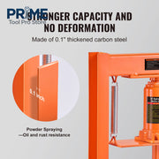 Load image into Gallery viewer, SucceBuy Hydraulic Shop Press 6T H-Frame Hydraulic Garage/Shop Floor Press  Press with Plates for Garage - AMOCART
