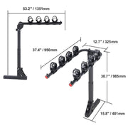 Load image into Gallery viewer, Amocart Hitch Mount Bike Rack 2-Bike Platform Style 80 LBS Max Capacity for 1.25-/2-inch Receiver Bike Carrier for Car
