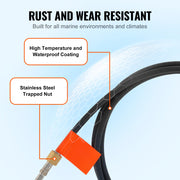 Load image into Gallery viewer, SucceBuy Boat Steering Cable 17 Feet Outboard Marine Rotary Steering Cable 1/2 Ton High Tensile Strength Universal Compatibility - AMOCART
