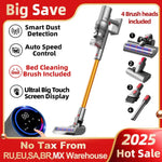 ABIR VC205 Cordless Handheld Vacuum Cleaner,27000PA,Touch Screen,Smart Dust Sensor,Auto Speed Control for Home Bed Carpet Clean