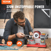 Load image into Gallery viewer, SucceBuy Circular Saw Blade Sharpener 370W Sharpening Machine 3600RPM Saw Blade 5Inch Wheel Rotary Mill Polisher Carbide Tipped - AMOCART
