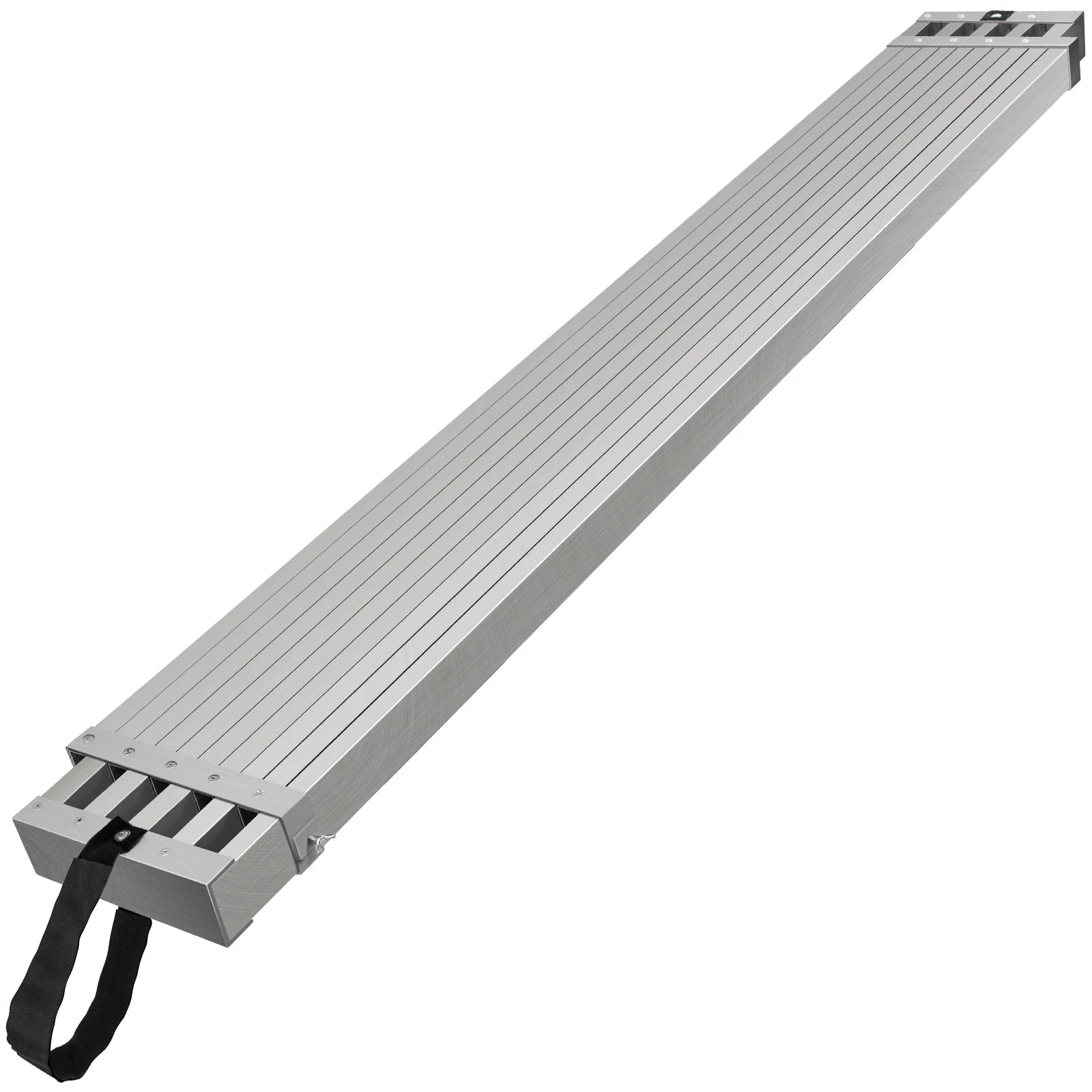 SucceBuy Telescoping Aluminum Work Plank 9-15Feet 500lbs Capacity 12.5inch Width Aluminum Scaffold Plank Extension Staging Plank
