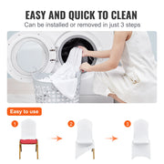 Charger l'image dans la visionneuse de galerie, SucceBuy 12-100pcs Stretch Spandex Chair Covers Universal Fitted Chair Cover Removable Washable Slipcovers for Wedding Holiday
