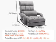 Load image into Gallery viewer, Amocart Floor Chair Recycled Foam Folding Sofa Chair Multifunctional Floor Chair with Back Support Ideal for Sleeping Reading
