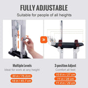 Load image into Gallery viewer, Amocart  Drywall Stilts 18''-30''/36''-50'' Adjustable Aluminum Tool Stilts with Protective Knee Pads Non-Slip Work Stilts

