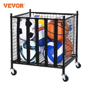 Load image into Gallery viewer, Amocart Rolling Sports Ball Storage Cart Sport Equipment for Indoor Outdoor Steel Storage Rack for Garages Gym and Schools

