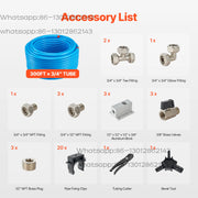 Bild in Galerie-Viewer laden, Amocart Air Compressor Line Kit 3/4" HDPE-Aluminum Compressed Air Piping System Compressed Line Tubing Kit for Garages Workshop
