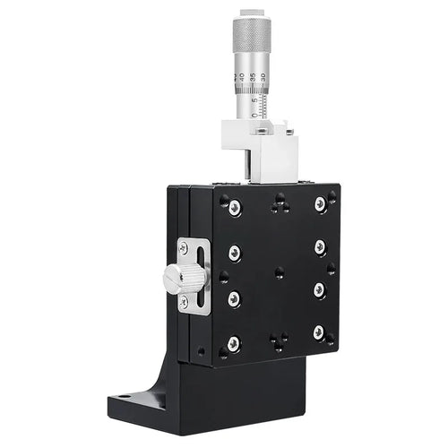Z Axis LV40/50/60/80 Sliding Table Manual Displacement Vertical-lift Fine Tuning Platform Cross Guide Linear Stage Sliding