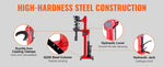 Amocart Strut Spring Compressor 4.5 Ton/9920 LBS Hydraulic Jack 1 Ton Rated Compression Force Auto Strut Coil Spring Compressor