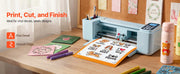Bild in Galerie-Viewer laden, SucceBuy Vinyl Cutting Machine 12 in Button Screen Controlled Vinyl Cutter 5000+ Built-in Design Resources Creating Crafts Cards
