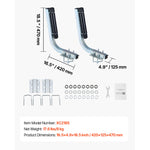 Amocart Boat Trailer Guides 2PCS High-Hardness Steel Trailer Guide-Ons Fits C-Channel Bunk-Style Pontoon Trailers/V-Hull Boats