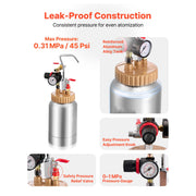 Load image into Gallery viewer, SucceBuy Spray Paint Pressure Pot Pressure Pot Paint Sprayer Spray Guns Central Pneumatic Sprays Gun for Furniture Car Fence - AMOCART
