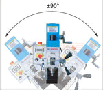 WEISS Milling Machine VM25L 1100W Brushless Motor Mill Drill MT3 R8 Variable Speed 2250rpm for Precision Machining