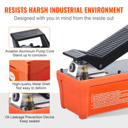 Load image into Gallery viewer, SucceBuy Air Hydraulic Pump 10,000 PSI 1/2 Gal Reservoir Foot Actuated Air Treadle for Auto Body Frame Machines and Pulling Post
