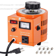 Load image into Gallery viewer, Amocart 500VA-3000VA Auto Variable Voltage Transformer 4 Extra Fuse 110V Input 0-130V Output AC Voltage Regulator Power Supply
