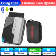 Load image into Gallery viewer, 2026 New KINGBOLEN Ediag Elite Lifetime free Car Diagnostic Tools All system 15 Resets Bi-directional CAN FD Auto OBD2 Scanner
