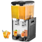 Load image into Gallery viewer, SucceBuy 1/2 Tanks Commercial Beverage Dispenser 10L/12L/18L Per Tank Juice Dispenser Stainless Steel Ice Tea Drink Machine
