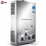 Load image into Gallery viewer, 18L/4.8Gallon Tankless Water Heater 4.8GPM High Efficient Natural Gas &amp; LPG Propane RV Instant Boiler
