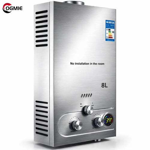 18L/4.8Gallon Tankless Water Heater 4.8GPM High Efficient Natural Gas & LPG Propane RV Instant Boiler