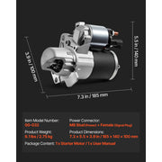 Load image into Gallery viewer, SucceBuy Starter 17841 Motor Replacement Compatible with Pontiac Vibe L4 1.8L 2003-2008 Toyota Corolla/Matrix L4 1.8L 2003-2008
