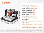 Load image into Gallery viewer, Amocart CNC Router Machine 3 Axis GRBL Control Wood Engraving Carving Milling Machine Kit for Wood Acrylic MDF PVC Plastic Foam
