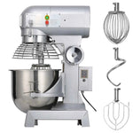 Amocart Electric Dough Machine 10/15/20/30L Stainless Steel Commercial Cream Egg Whisk Mixer Processor Food Stand Blender