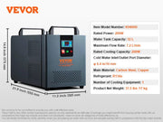 Load image into Gallery viewer, SucceBuy Industrial Water Chiller KH-6000 200W with Compressor 12 L Water Tank Capacity 7.8 L/min CO2 Laser Engraving Machine - AMOCART
