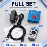 1080P 4K Digital Microscope Full HD Industrial Microscope C-Mount DigitalCamera PCB Welding Mobile Phone Repair Stand Microscope