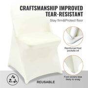 Charger l'image dans la visionneuse de galerie, SucceBuy 30/50pcs Spandex Wedding Chair Seat Cover Washable Protective Slipcovers for Wedding Banquet Universal Chair Cover
