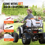 SucceBuy ATV Spot Sprayer 15.9 Gal/60 L ATV/UTV Broadcast Sprayer with A Nozzle Boom 12 V Pump Weed Sprayer with Water Tank