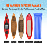 Load image into Gallery viewer, Kayak Cart 450lbs Detachable Canoe Trolley Cart with 12'' Tires Adjustable Width for Paddleboards Float Mats Jon Boats

