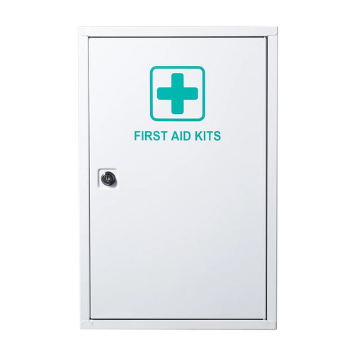 Amocart 3-Shelf First Aid Cabinet 1000Pcs Wall Mounted OSHA&ANSI 2015 (Class A) Industrial Emergency Metal Med Box for Business