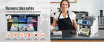 Amocart 1200 Pcs/Min Money Counter Business Cash Register Bills Counterfeit Detector 2 CIS/UV/MG/IR/DD/SN Function Bank Store