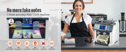 Load image into Gallery viewer, SucceBuy 1200 Pcs/Min Money Counter Business Cash Register Bills Counterfeit Detector 2 CIS/UV/MG/IR/DD/SN Function Bank Store
